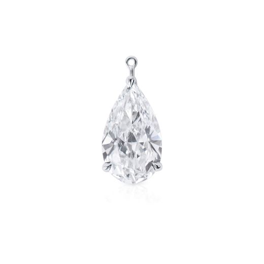 白色 钻石 项链, 3.04 重量, 梨型 形状, GIA 认证, 6322871159