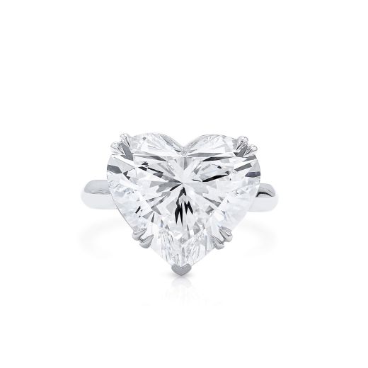 白色 钻石 戒指, 10.37 重量, 心型 形状, GIA 认证, 2221382222