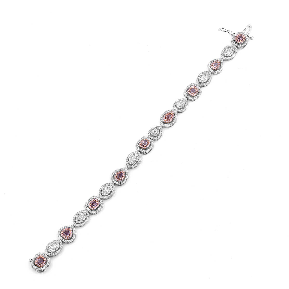 Fancy Mix Diamond Bracelet, 4.27 Ct. TW, Mix shape, IGI Certified, M3J33439