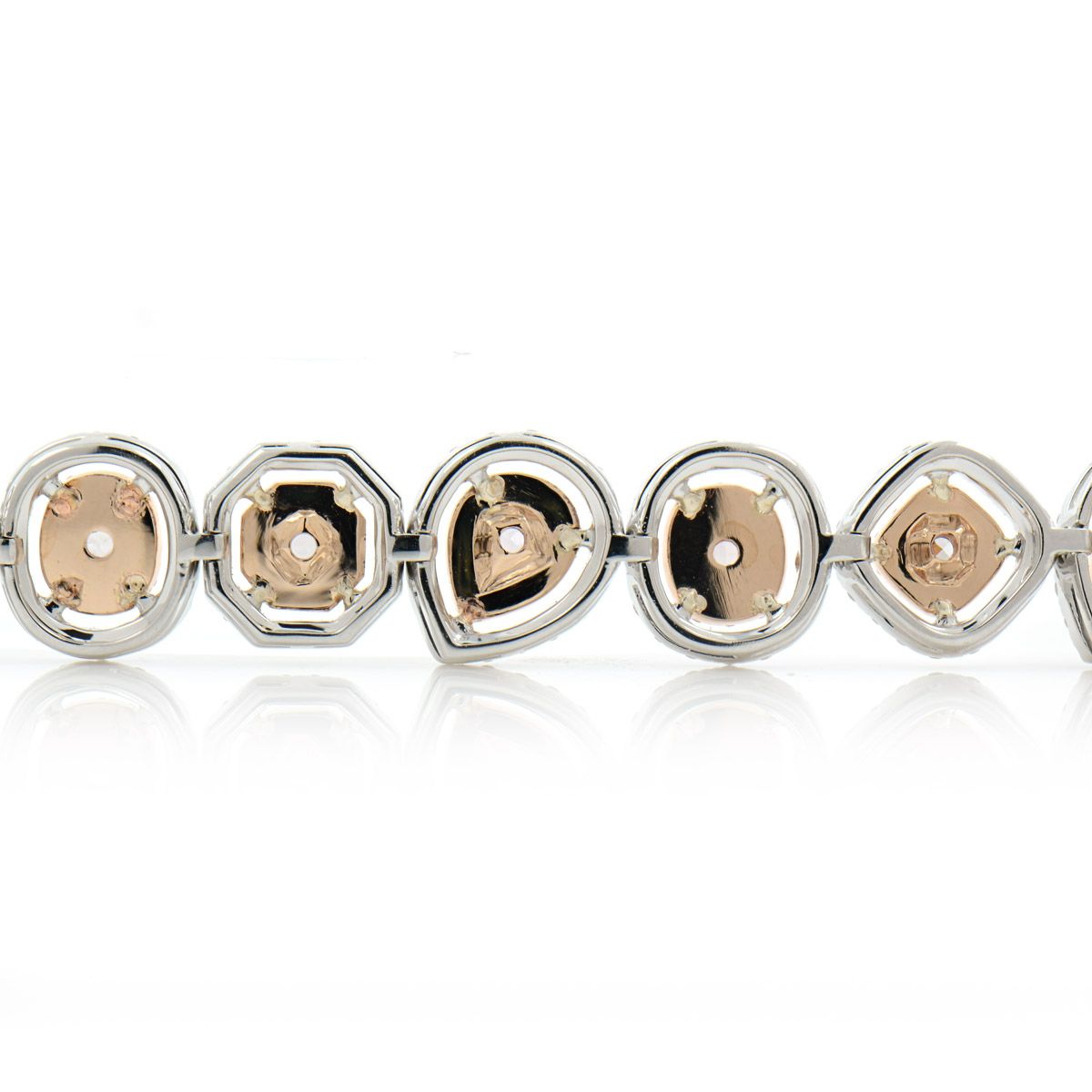Fancy Pink Diamond Bracelet, 2.55 Ct. (6.89 Ct. TW), Mix shape, EG_Lab Certified, J5726119435
