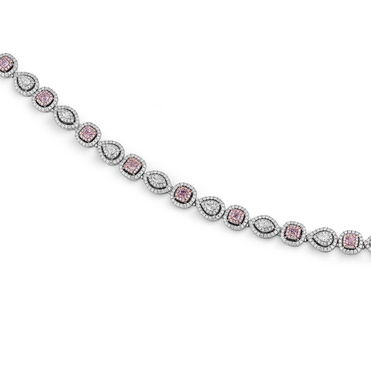 Fancy Light Pink Diamond Bracelet, 1.37 Ct. (5.26 Ct. TW), Mix shape, EG_Lab Certified, J5826278341