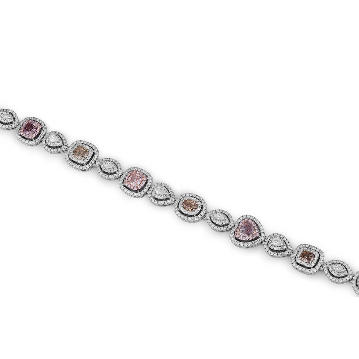 Fancy Purple Pink Diamond Bracelet, 3.46 Ct. (7.86 Ct. TW), Mix shape, GIA Certified, JCBF05391088