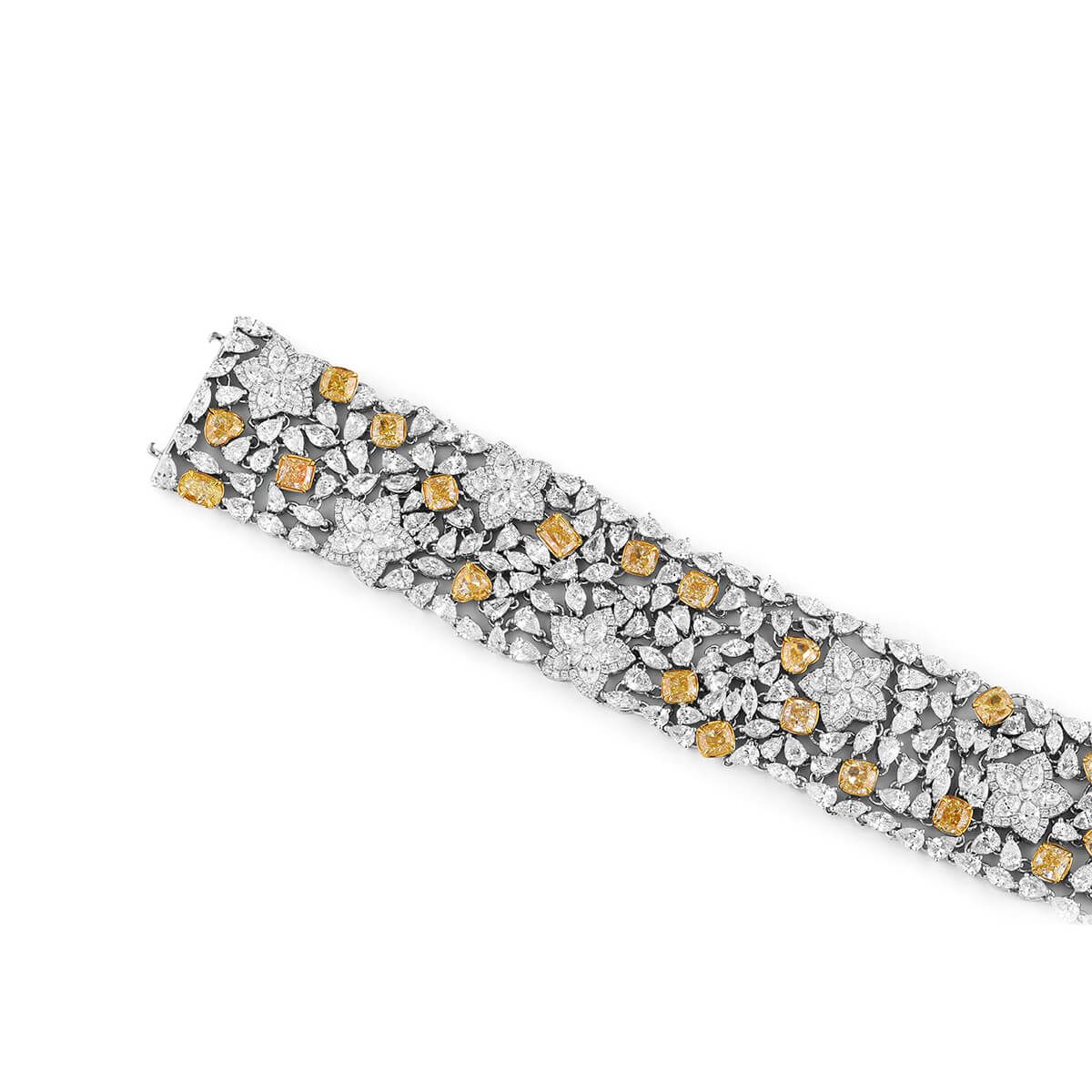  White Diamond Bracelet, 33.63 Ct. (35.14 Ct. TW), Pear shape