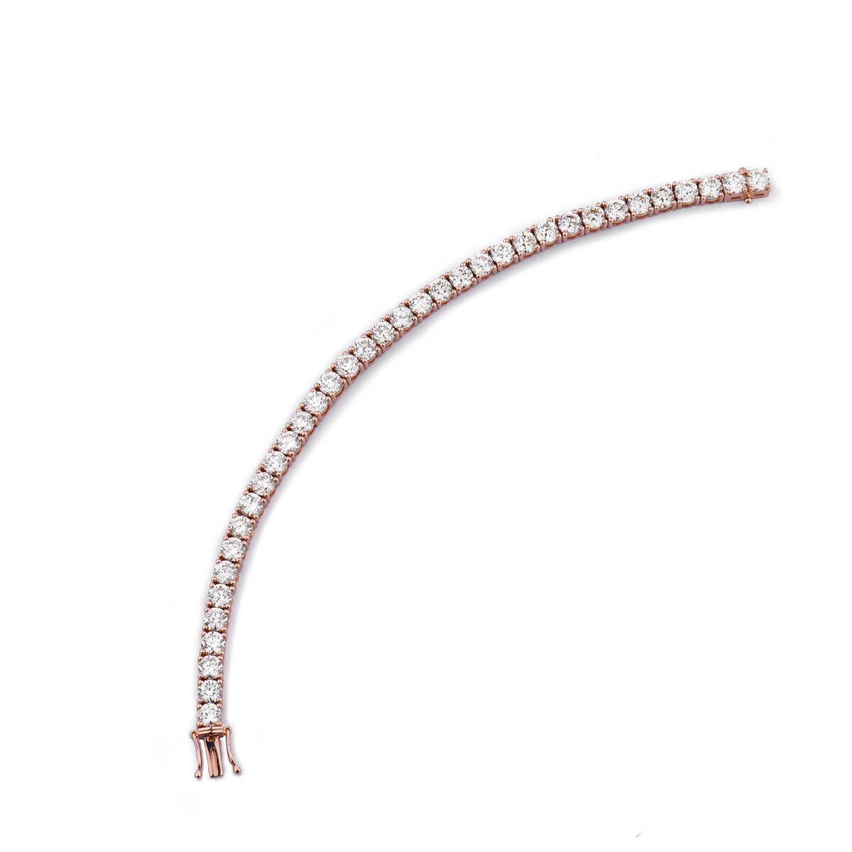  White Diamond Bracelet, 11.26 Ct. TW, Round shape, EG_Lab Certified, J5826174437