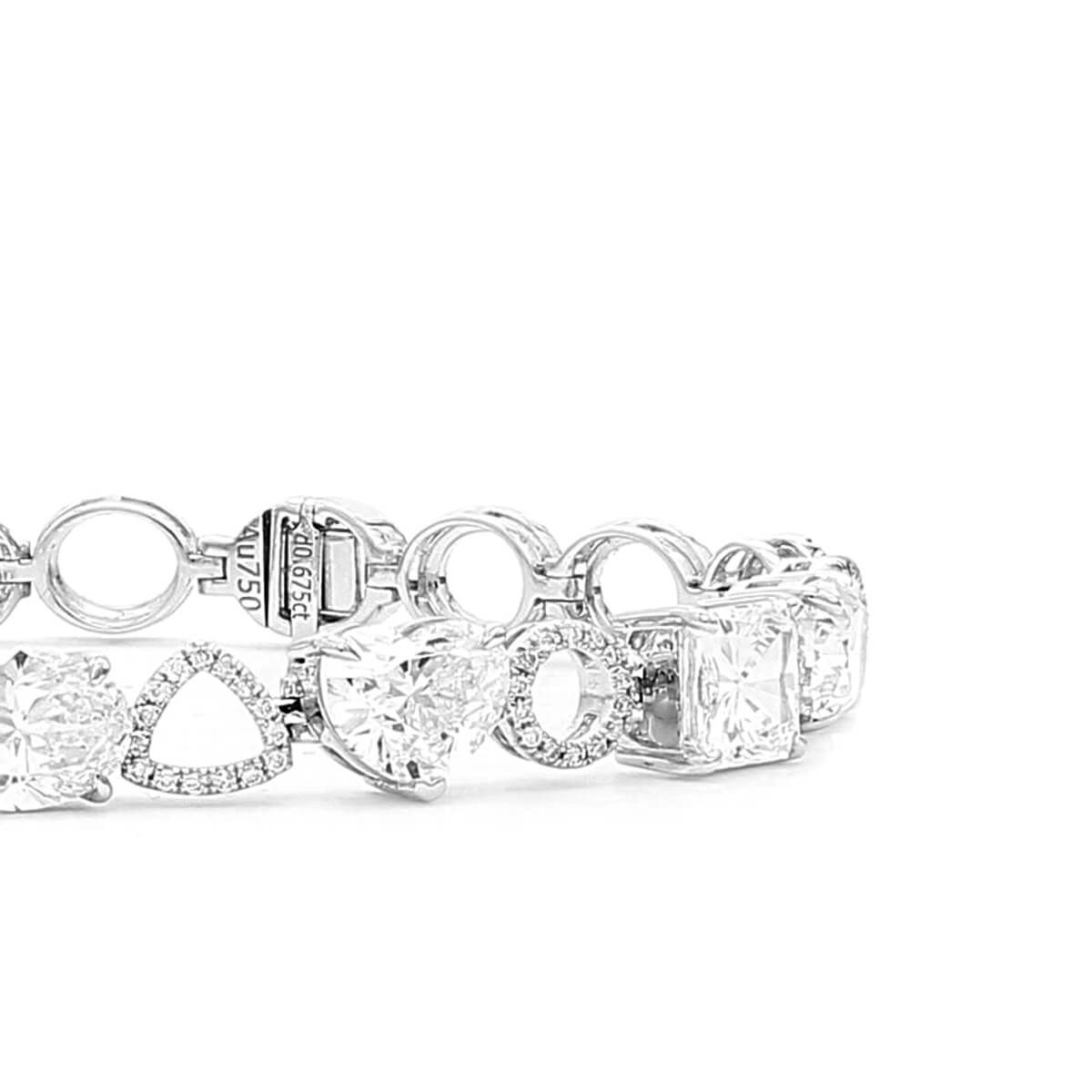  White Diamond Bracelet, 8.76 Ct. TW, Mix shape, GIA Certified, JCBW05427536
