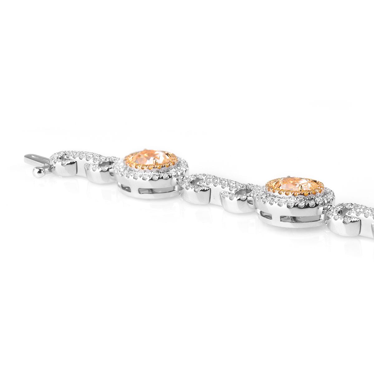 Fancy Yellow Diamond Bracelet, 7.22 Ct. (10.37 Ct. TW), Oval shape, EG_Lab Certified, J5826065234