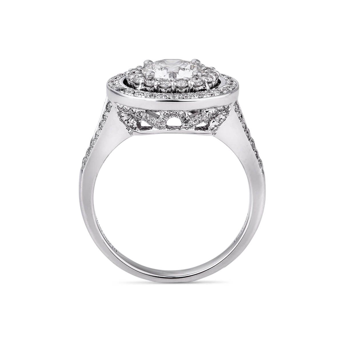  White Diamond Ring, 1.00 Ct. (1.75 Ct. TW), Round shape, EGL IL Certified, EGLOO10470165