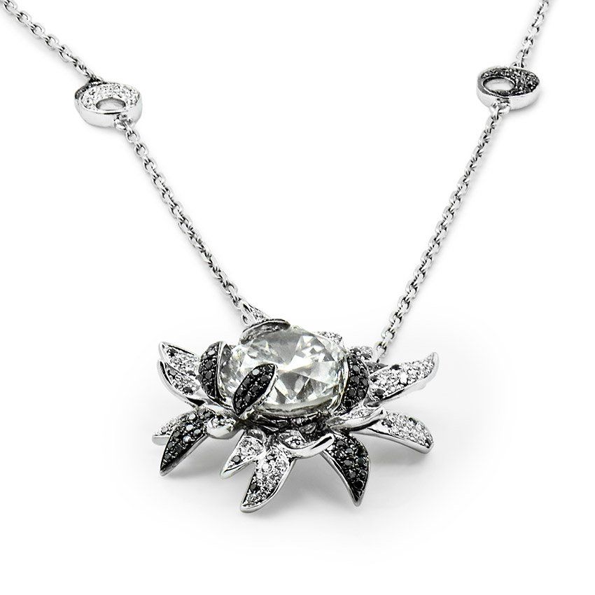  White Diamond Necklace, 5.11 Ct. TW, Round shape, EGL IL Certified, 3028239128