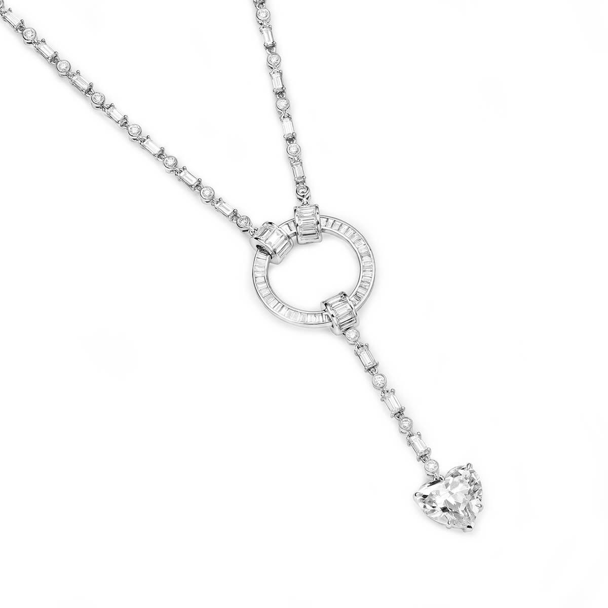 White Diamond Necklace, 5.03 Ct. (5.48 Ct. TW), Heart shape, GIA Certified, 2171445631
