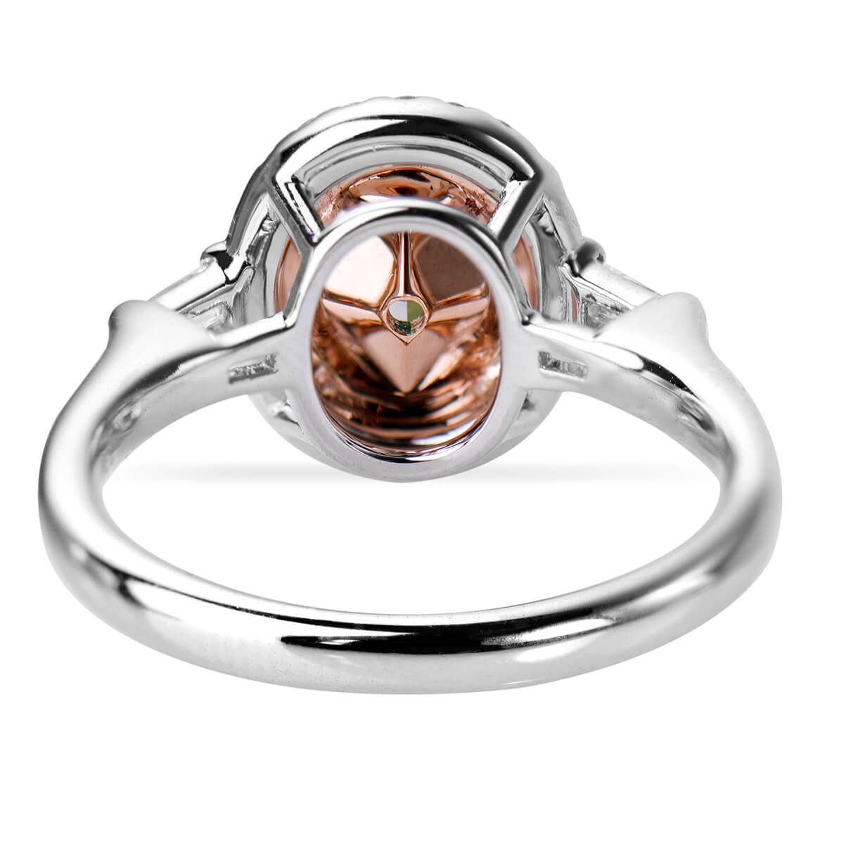 Fancy Grayish Greenish Yellow Diamond Ring, 1.04 Ct. (1.42 Ct. TW), Oval shape, GIA Certified, 2181334998