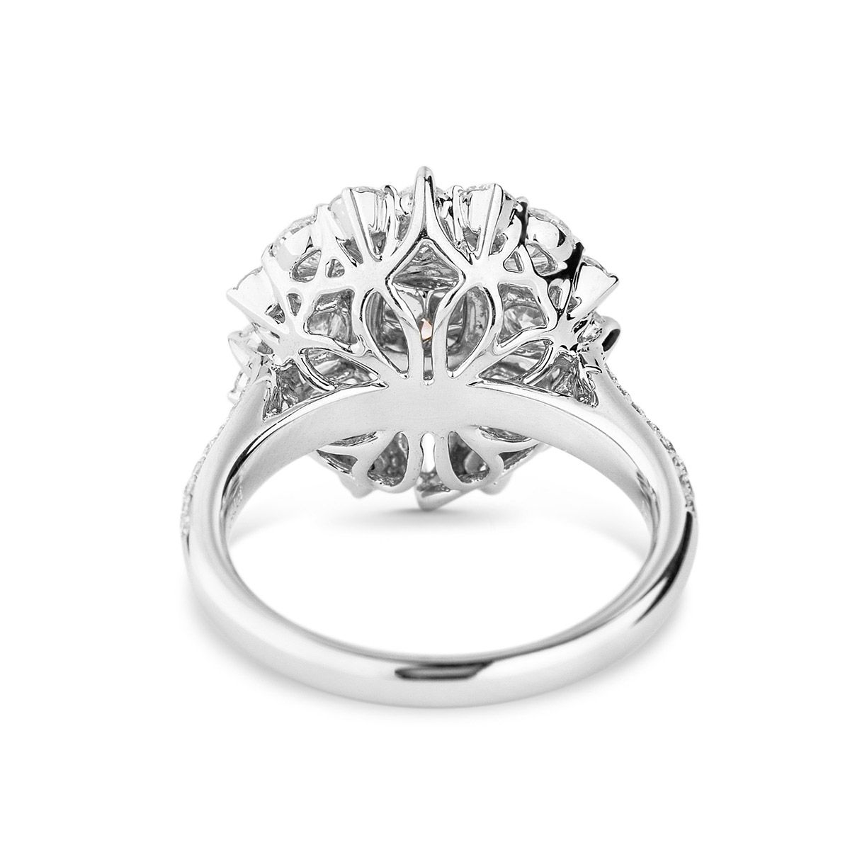 Light Pink Diamond Ring, 0.51 Ct. (2.64 Ct. TW), Cushion shape, GIA Certified, 2185454657