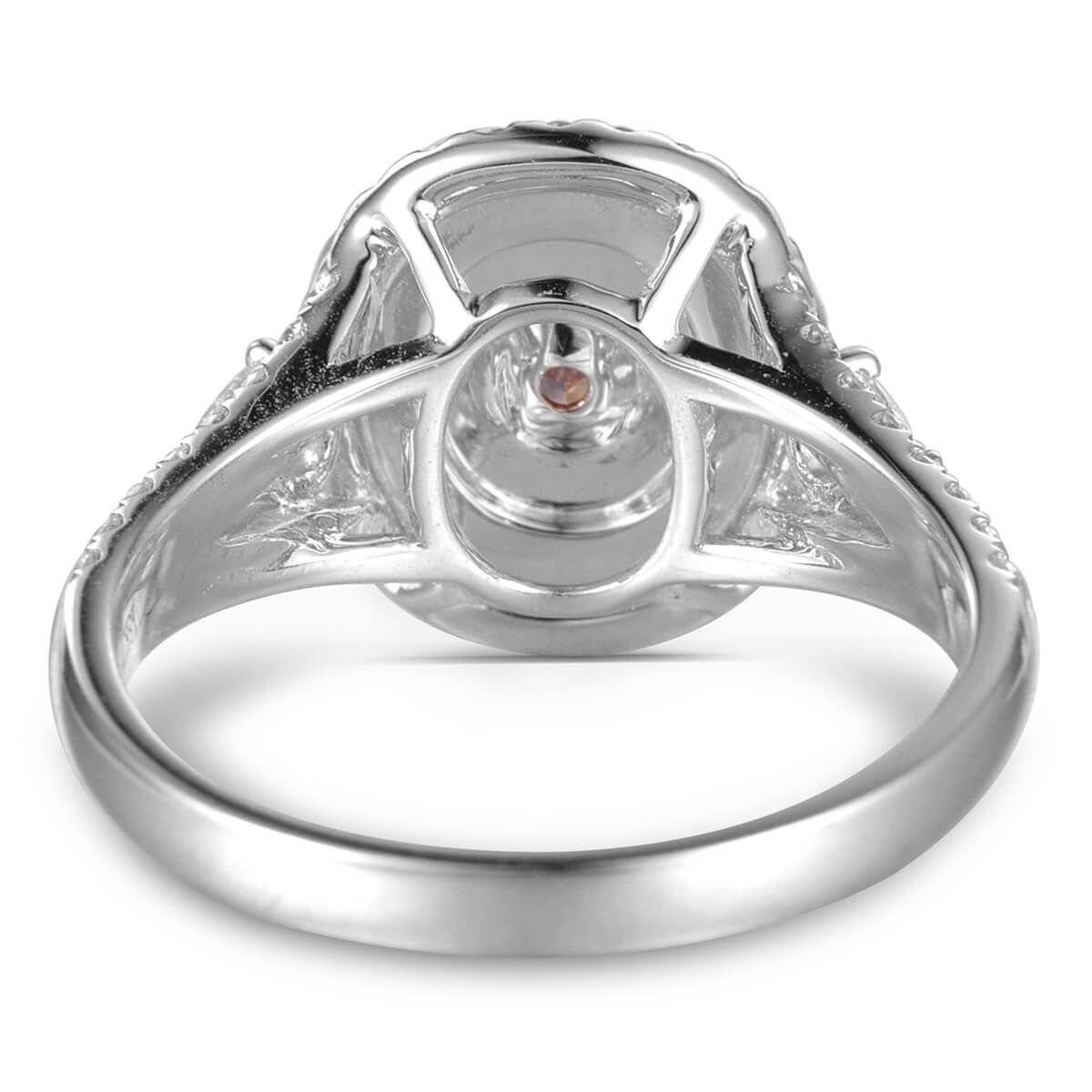 Fancy Pink Purple Diamond Ring, 0.23 Ct. (1.03 Ct. TW), Cushion shape, GIA Certified, 2185417495