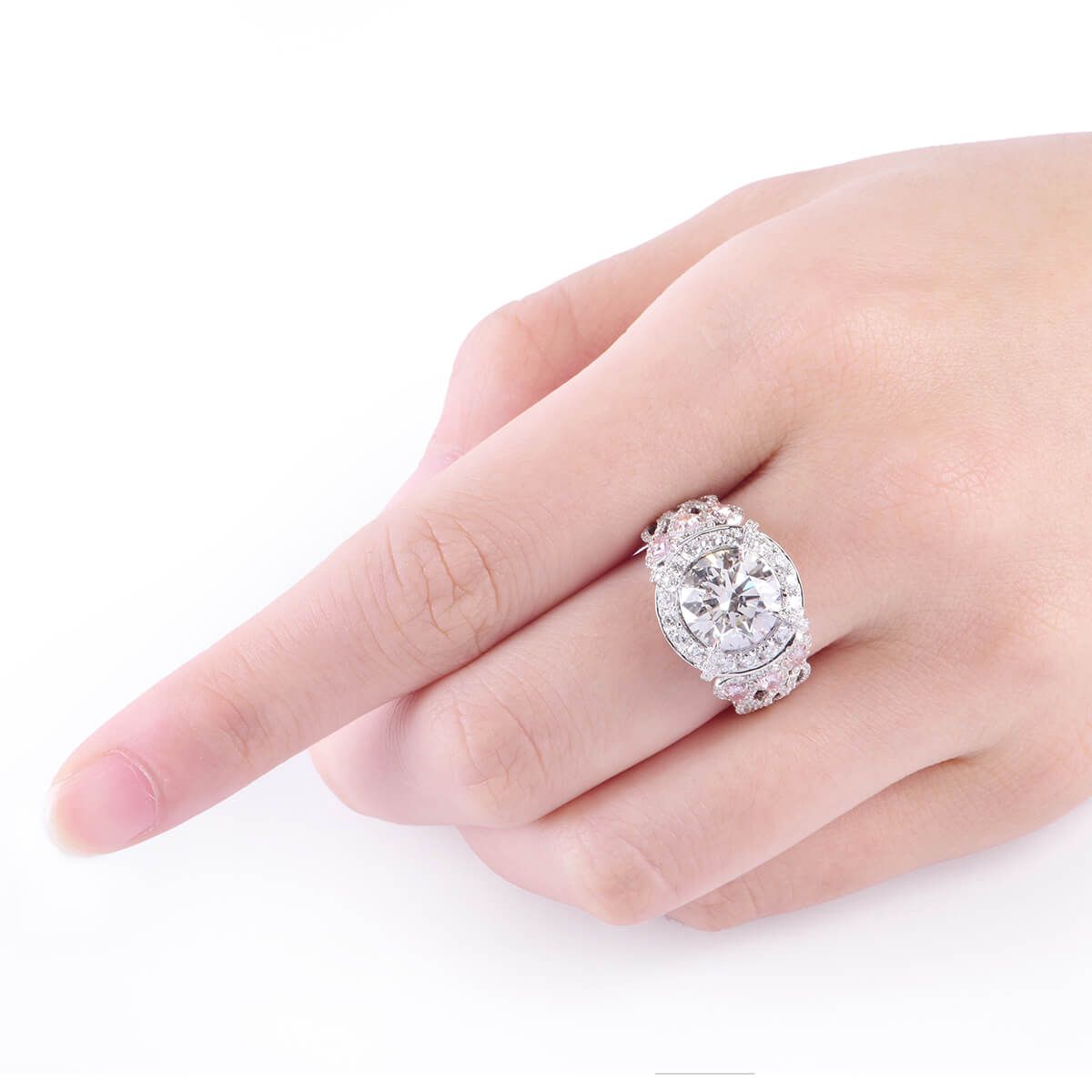  White Diamond Ring, 1.77 Ct. TW, Round shape, GIA Certified, 6235735965