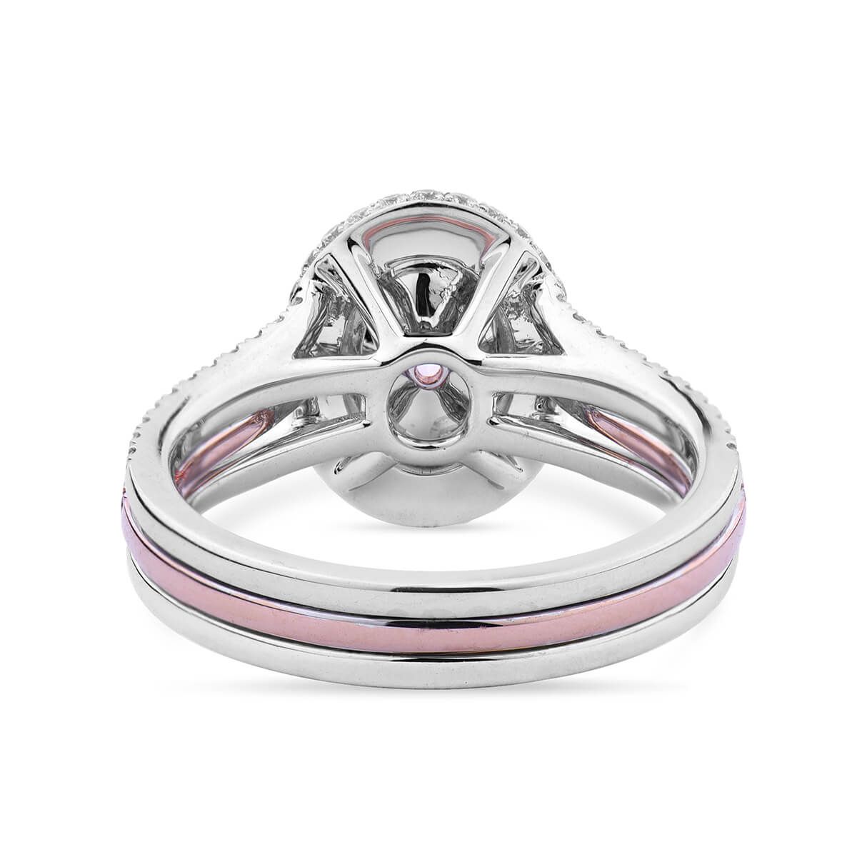 Fancy Light Purplish Pink Diamond Ring, 1.17 Ct. TW, Oval shape, GIA Certified, 7208358786