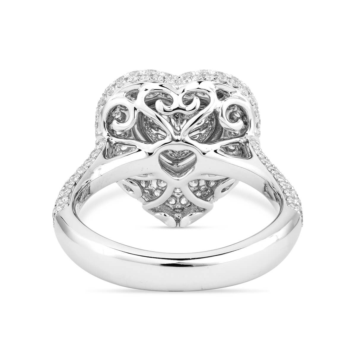Fancy Intense Yellow Diamond Ring, 2.24 Ct. TW, Heart shape, GIA Certified, 6197178052