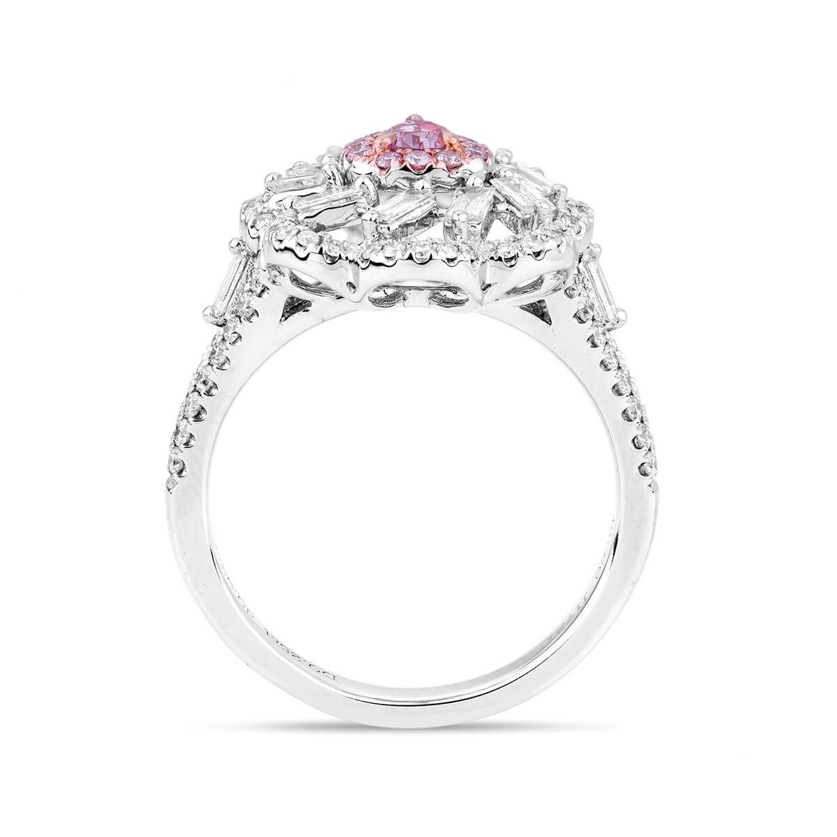 Fancy Purple Pink Diamond Ring, 0.25 Ct. (1.18 Ct. TW), Pear shape, GIA Certified, 5192255967