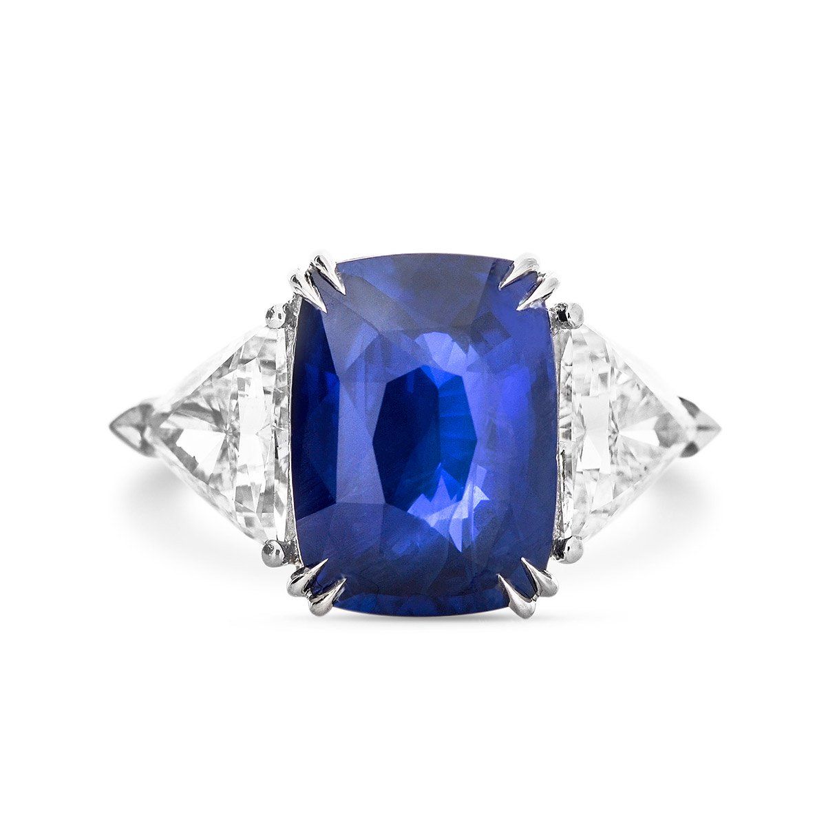 Natural Vivid Blue Sri-Lanka Sapphire Ring, 9.06 Ct. TW, IGL Certified, JCRG05313848, Unheated