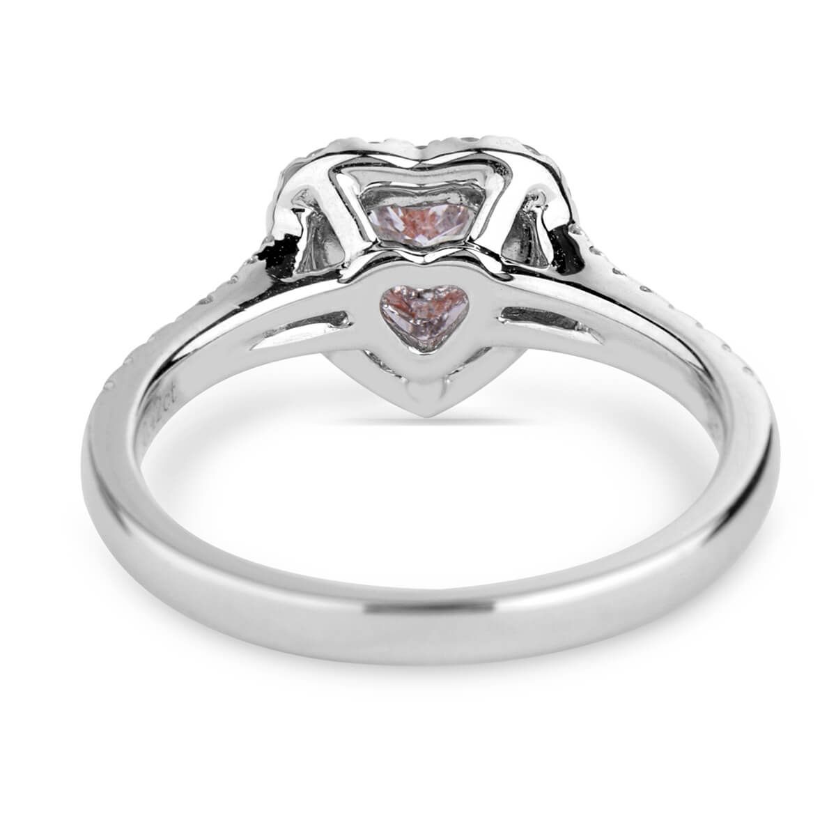  White Diamond Ring, 0.25 Ct. (0.67 Ct. TW), Heart shape