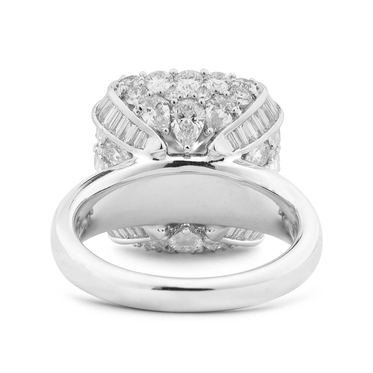  White Diamond Ring, 7.69 Ct. TW, Cushion shape, GIA Certified, 5181342216
