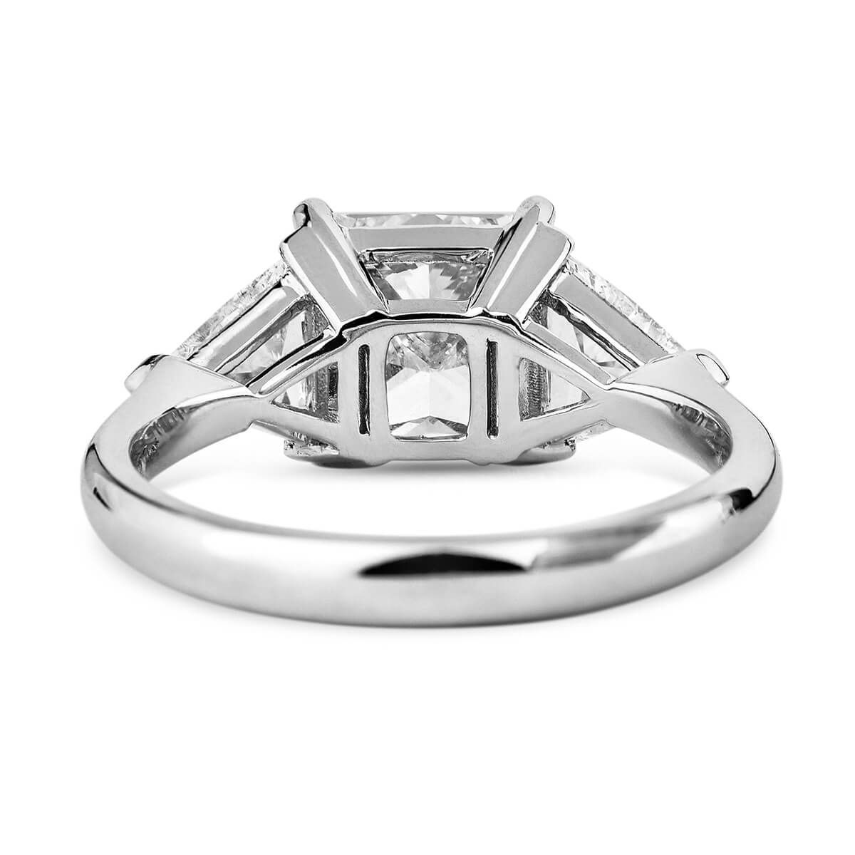  White Diamond Ring, 2.71 Ct. TW, Princess shape, GIA Certified, 6272602018