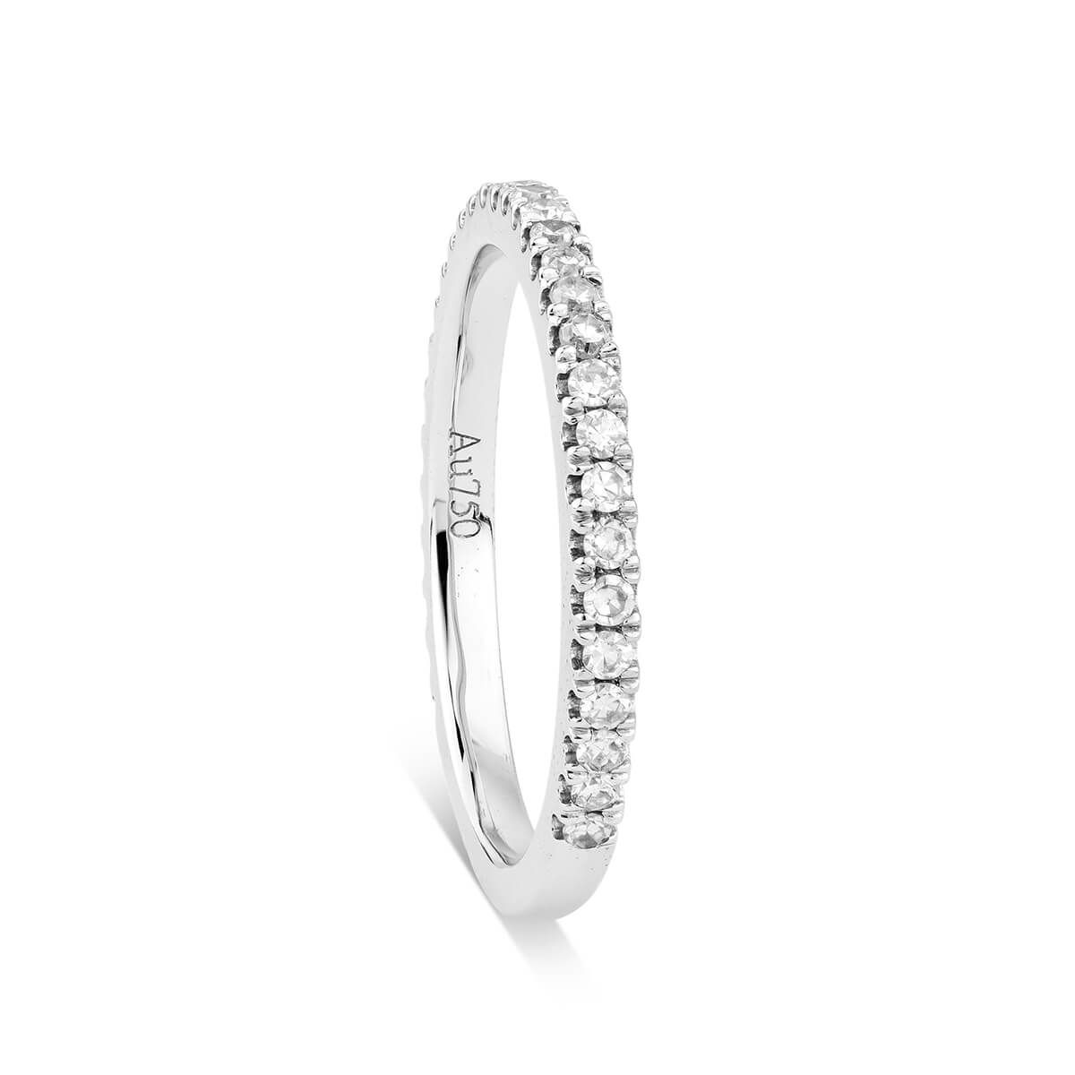 White Diamond Ring, 0.35 Carat, Round shape, EG_Lab Certified, J5926074841