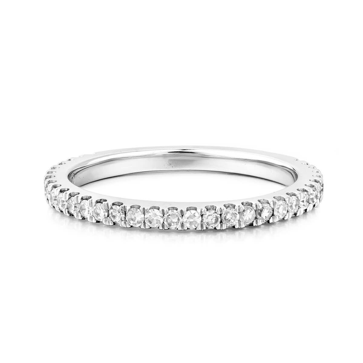 White Diamond Ring, 0.35 Carat, Round shape, EG_Lab Certified, J5926074841