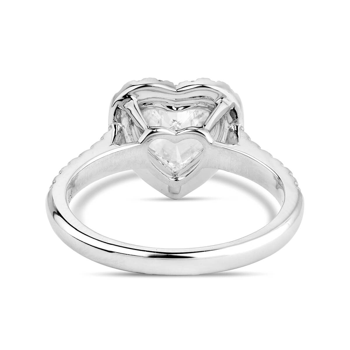  White Diamond Ring, 1.02 Ct. (1.33 Ct. TW), Heart shape, GIA Certified, 7271864621