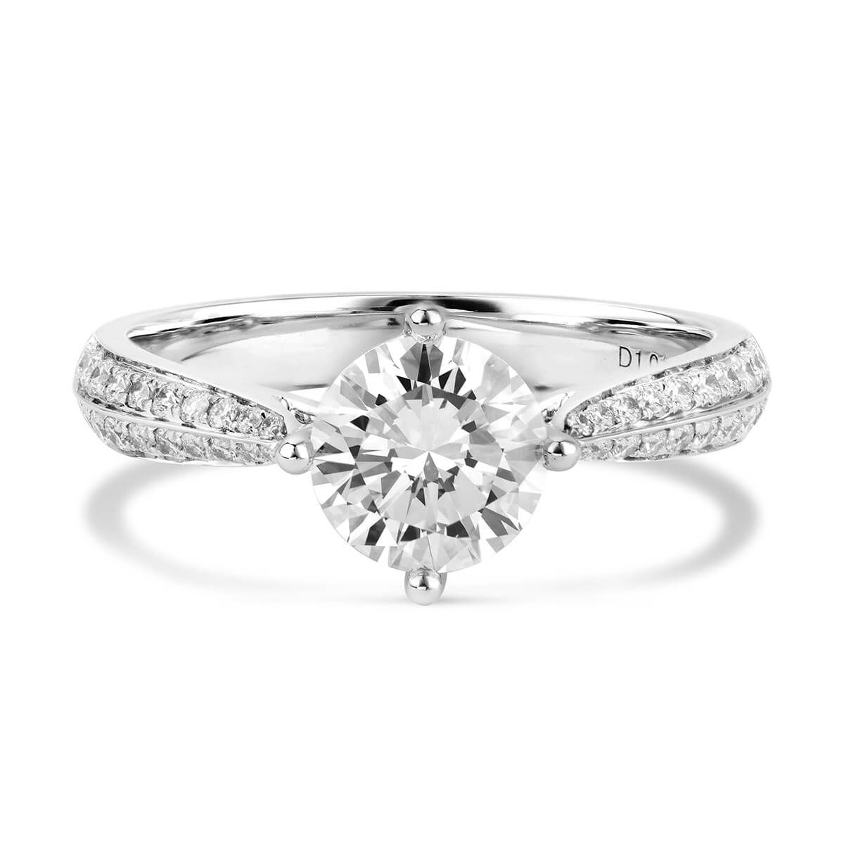  White Diamond Ring, 2.16 Ct. TW, Round shape, GIA Certified, 2171822873
