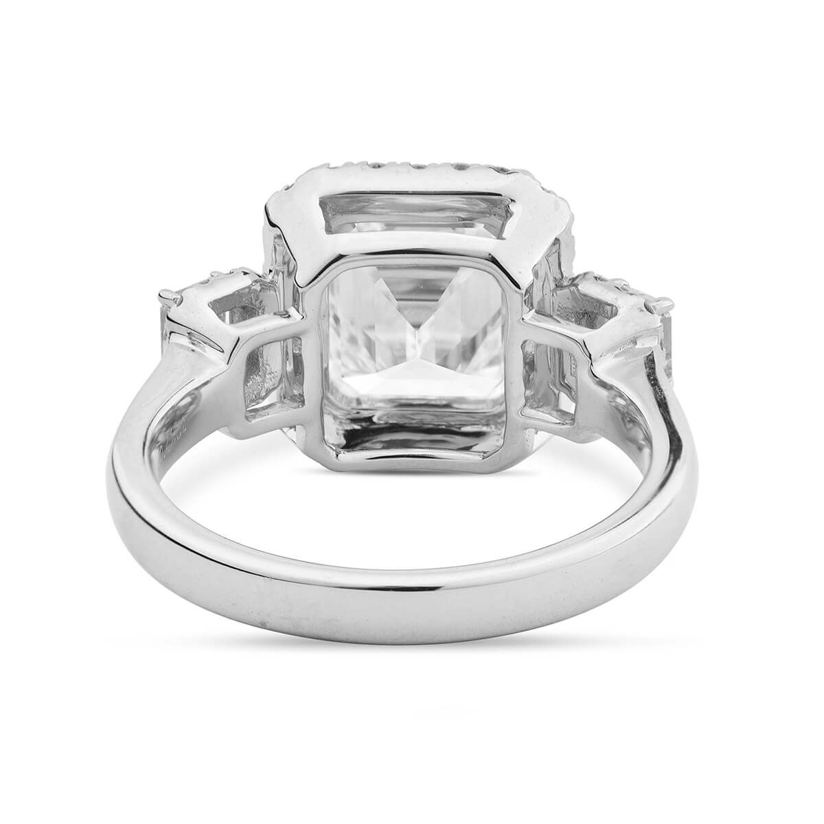  White Diamond Ring, 3.94 Ct. TW, Emerald shape, GIA Certified, 5273065615