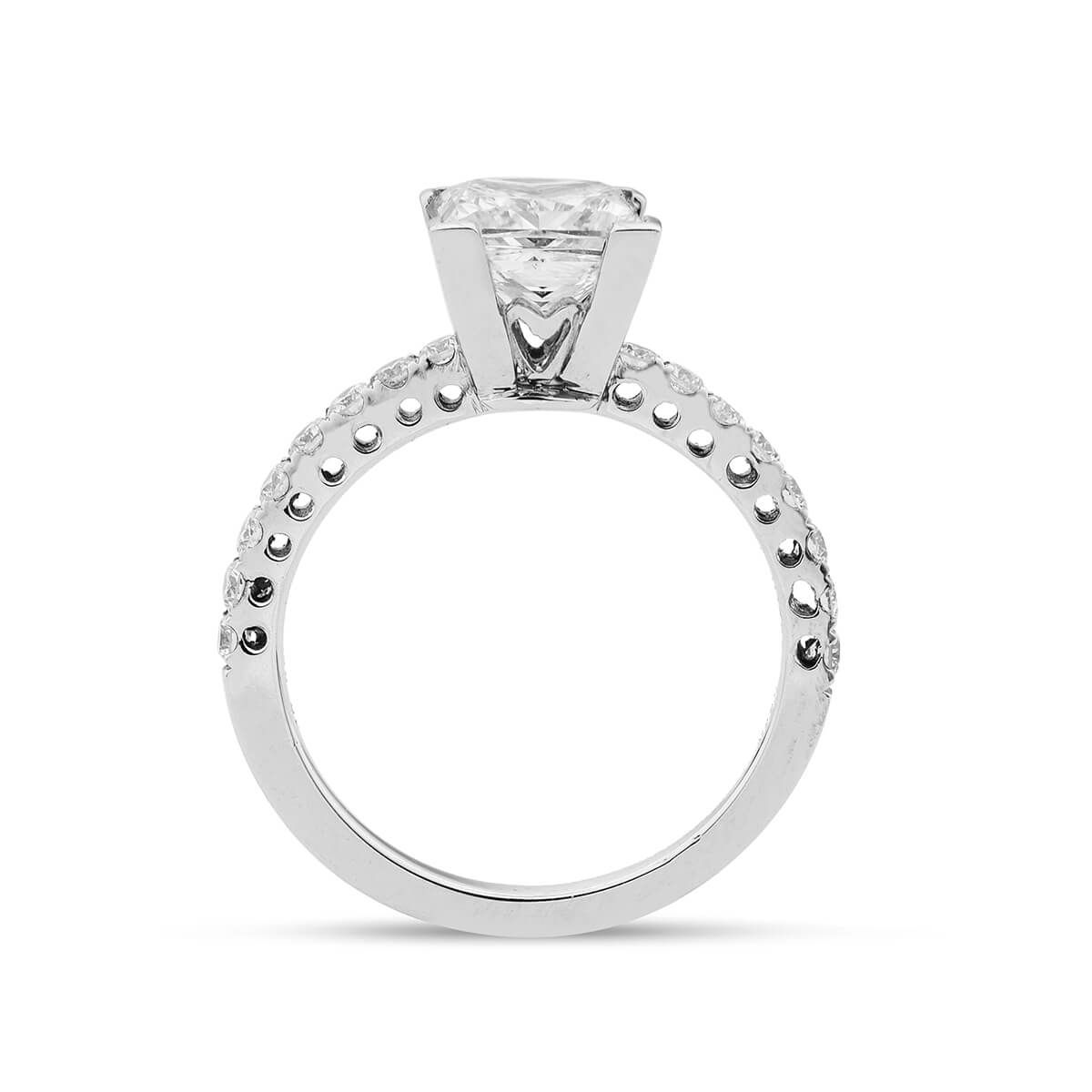  White Diamond Ring, 0.29 Ct. TW, Princess shape, GIA Certified, 1126960416