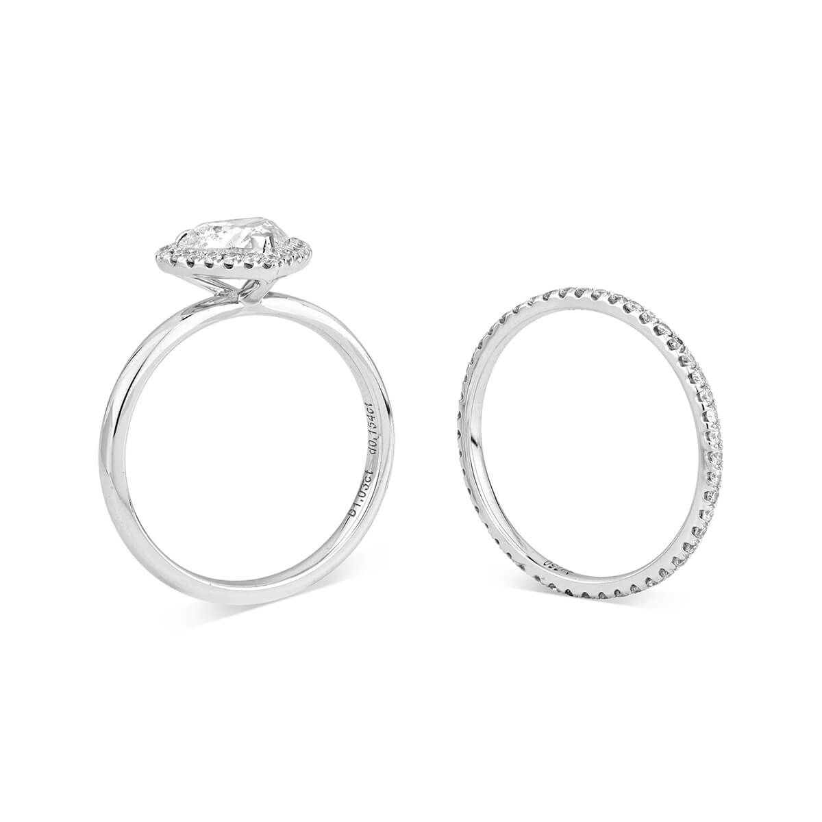  White Diamond Ring, 1.48 Ct. TW, Heart shape, GIA Certified, 3285904764