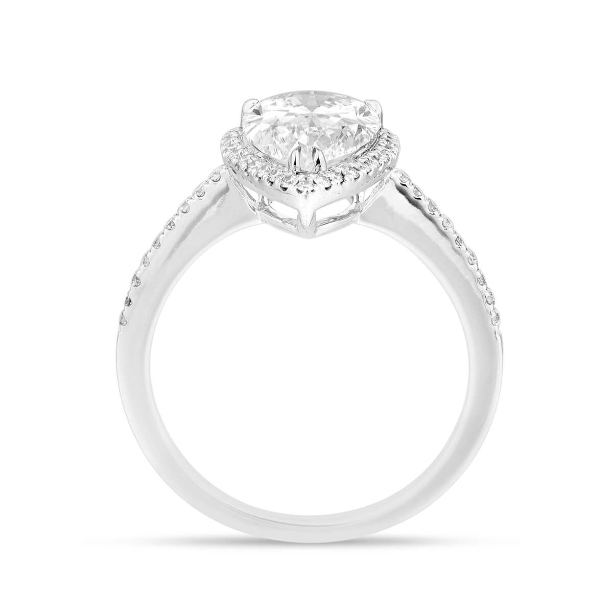  White Diamond Ring, 2.29 Ct. TW, Pear shape, GIA Certified, 5181543743