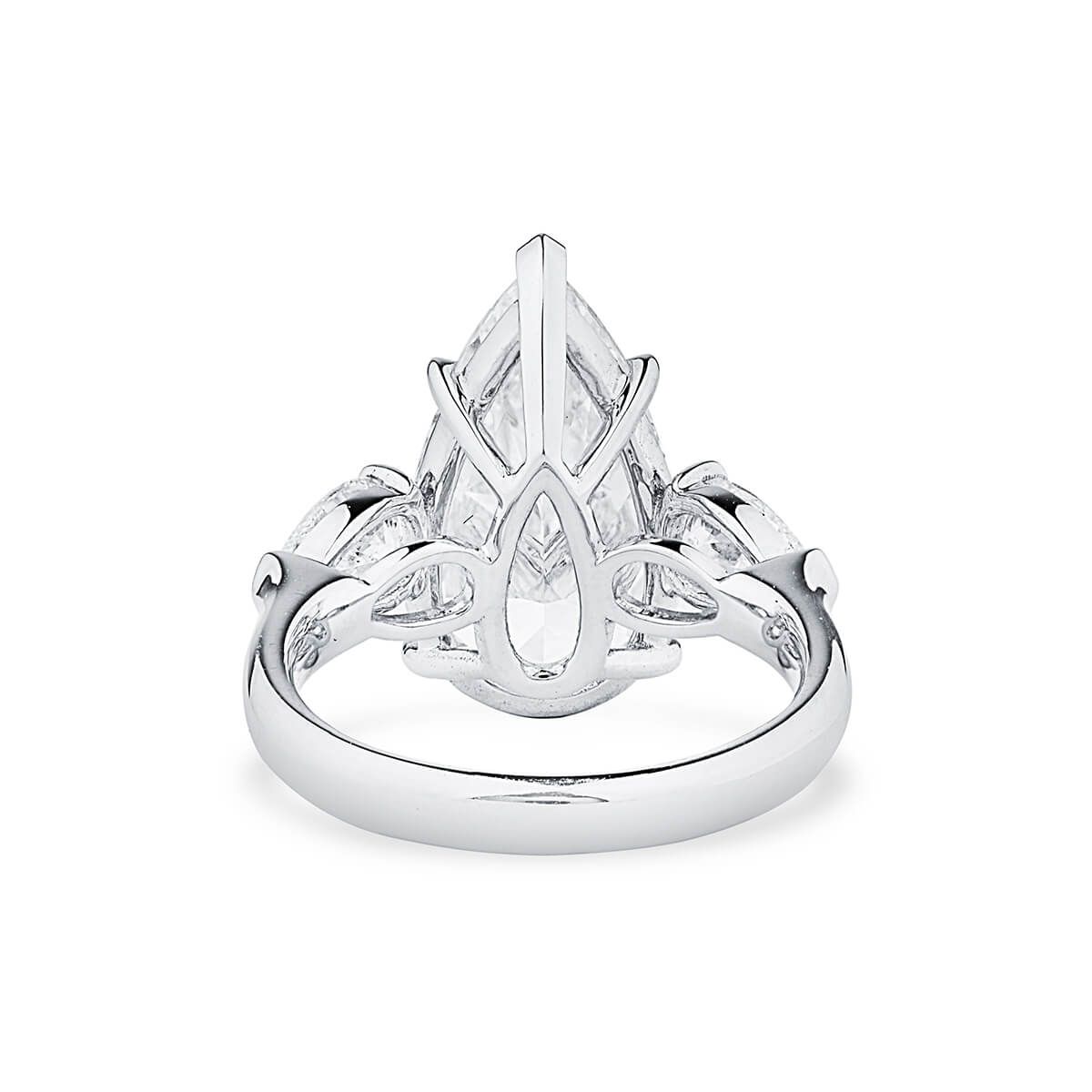  White Diamond Ring, 5.03 Ct. (6.03 Ct. TW), Pear shape, GIA Certified, 5192045633