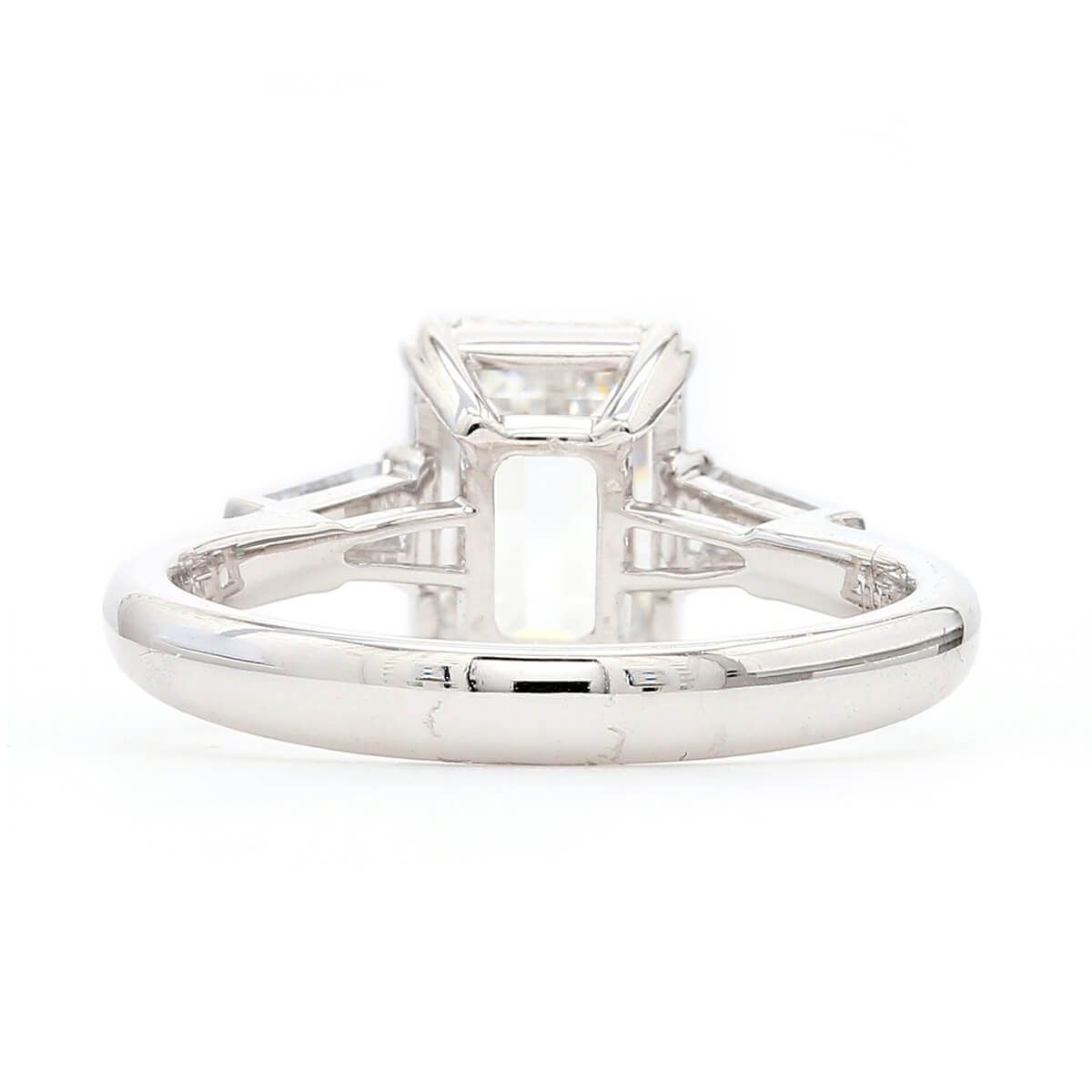  White Diamond Ring, 2.30 Ct. TW, Emerald shape, GIA Certified, 1156577980