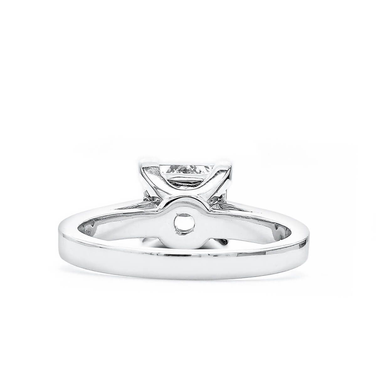  White Diamond Ring, 2.08 Ct. (2.37 Ct. TW), Princess shape, GIA Certified, 6242941107