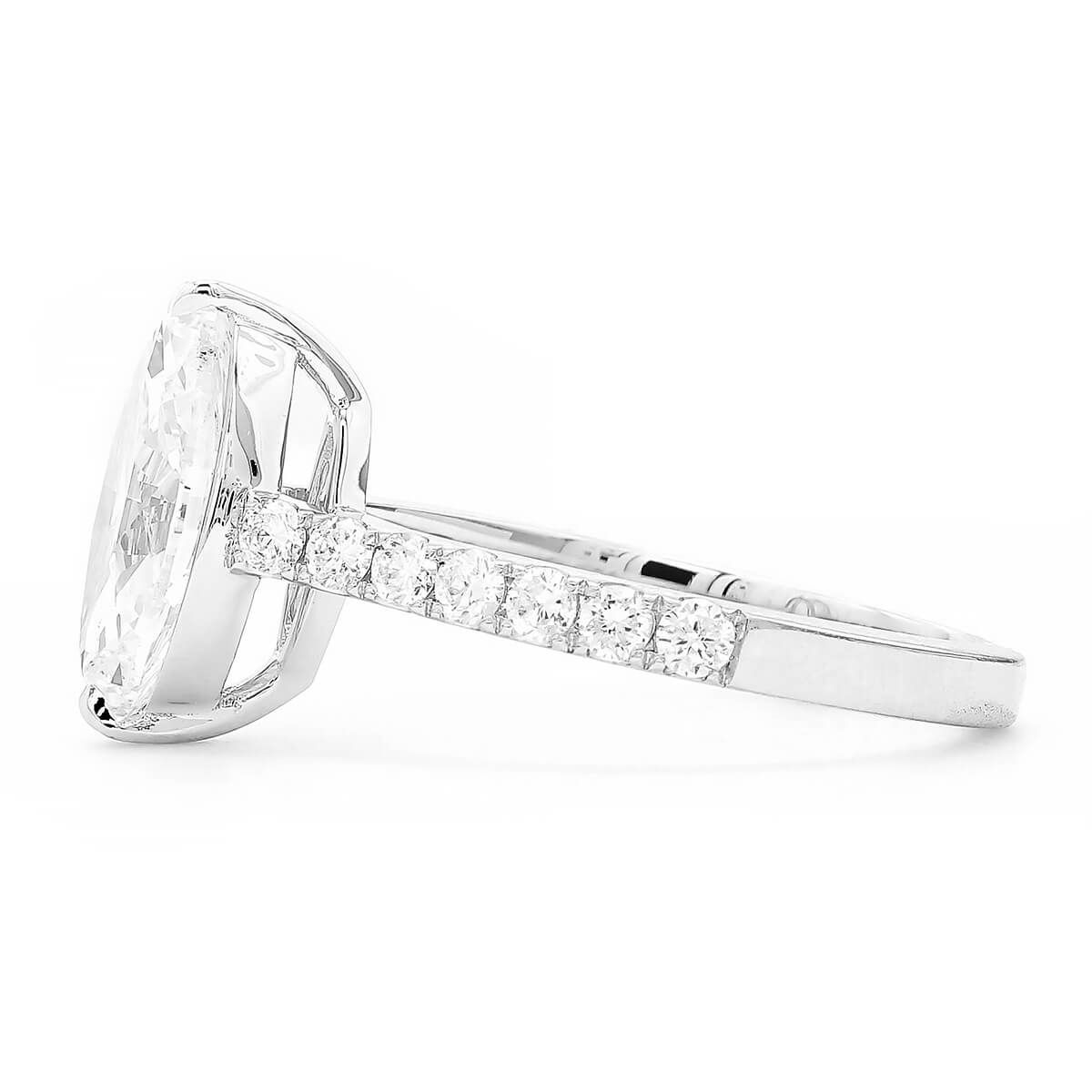 White Diamond Ring, 2.01 Ct. (2.51 Ct. TW), Marquise shape, GIA Certified, 2191512597