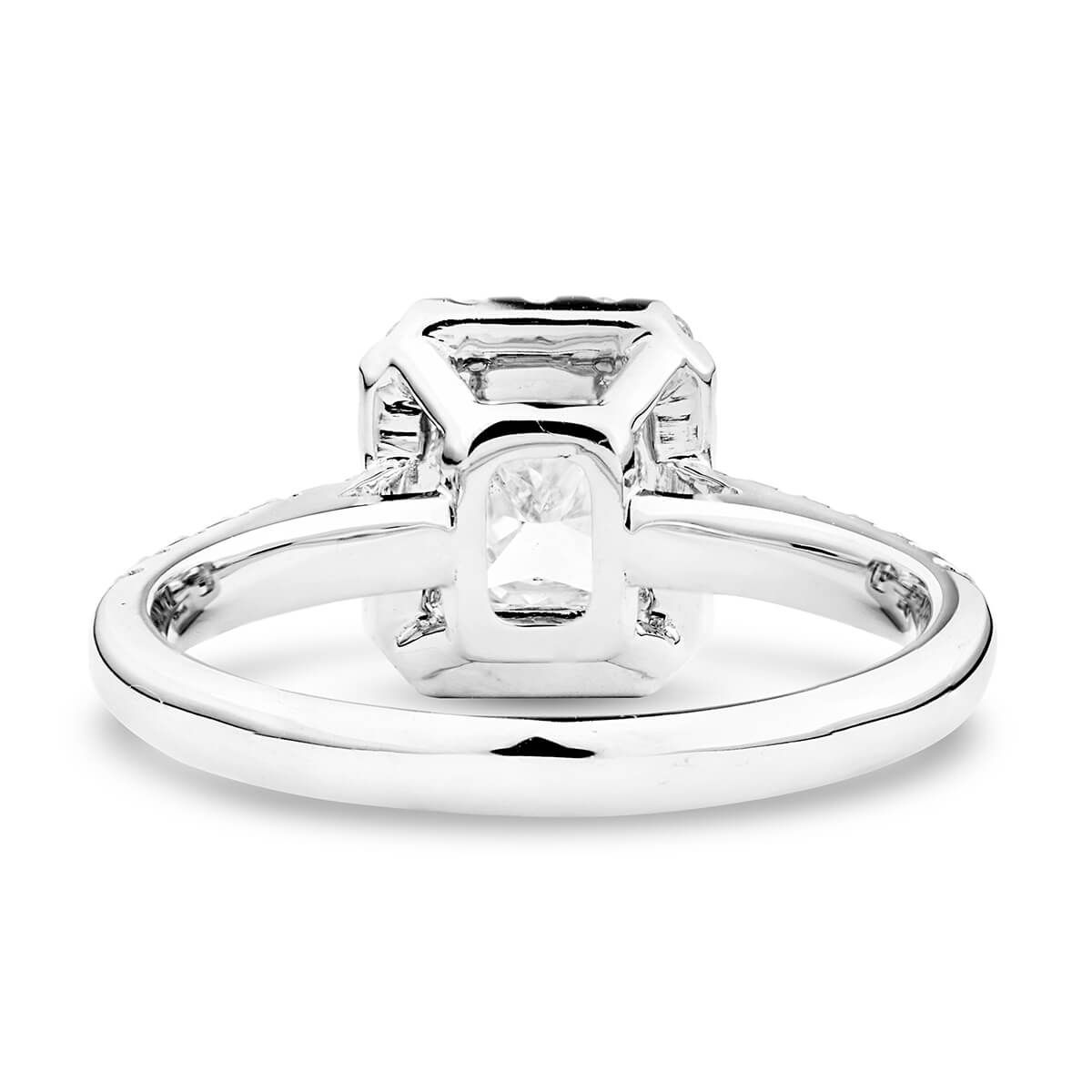  White Diamond Ring, 1.40 Ct. TW, Radiant shape, GIA Certified, 6252680610