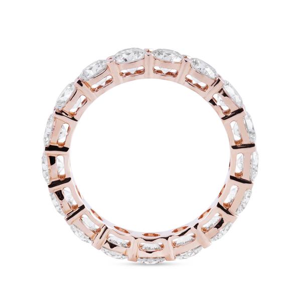 白色 钻石 戒指, 3.70 重量, 圆型 形状