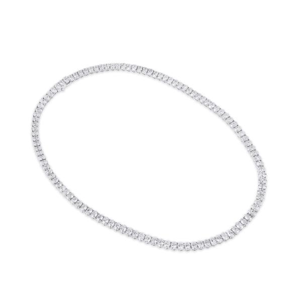 白色 钻石 项链, 30.62 重量, 椭圆型 形状
