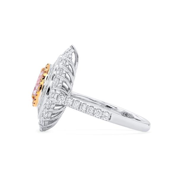 很轻 粉色 钻石 戒指, 0.71 重量 (2.34 克拉 总重), 梨型 形状, GIA 认证, 6395771629