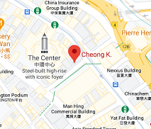 Hong Kong office map